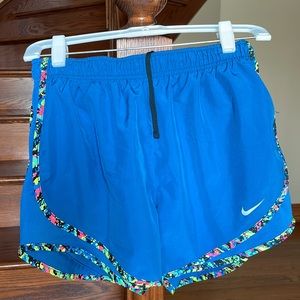 Women’s Nike Dry Fit short- Med-blue